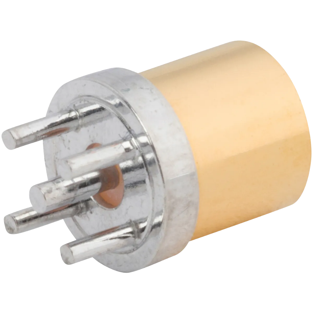 high performance RF PCB Thru-Hole Connector back
